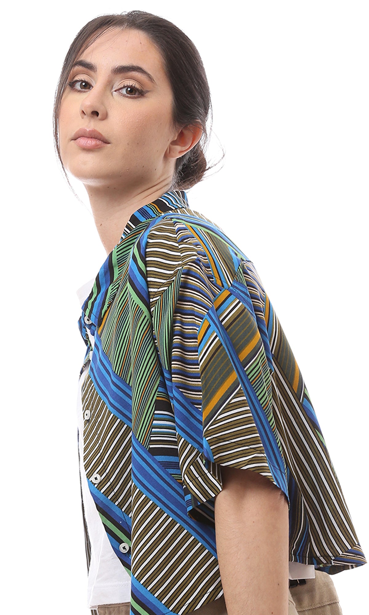 O167017 Women Short Sleeve