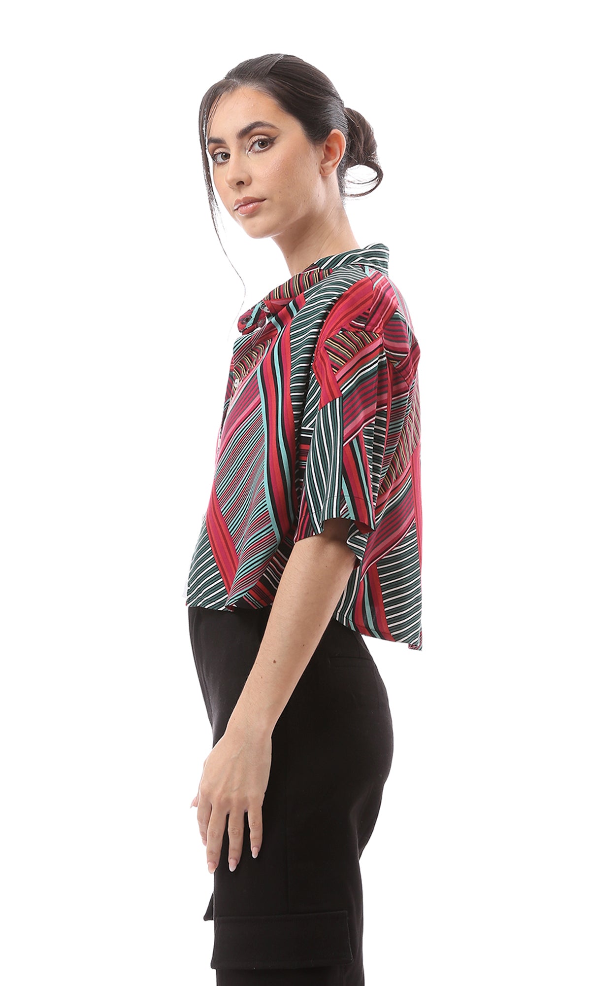 O167020 Women Short Sleeve