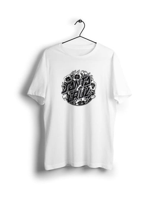 Santa Cruz Cali Poppy - Digital Graphics Basic T-shirt White - NAV