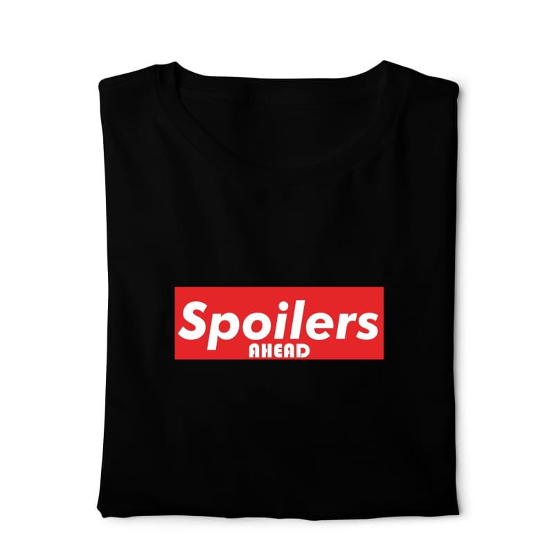 Spoilers Ahead - Digital Graphics Basic T-shirt black - POD