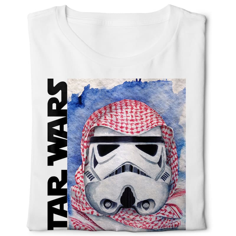 Star Wars Arabian Stormtrooper- Digital Graphics Basic T-shirt White - POD