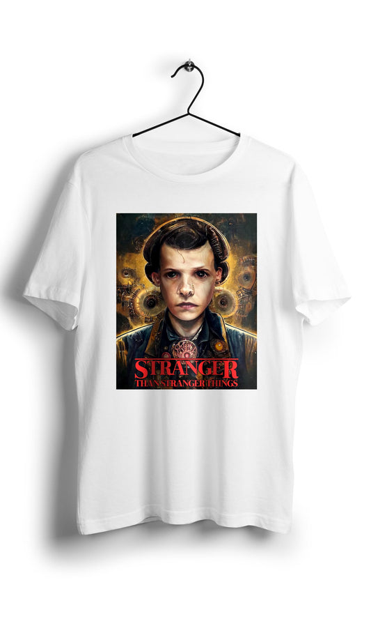 Steampunk Eleven 2 Stranger Than Stranger Things  -Digital Graphics Basic T-shirt White