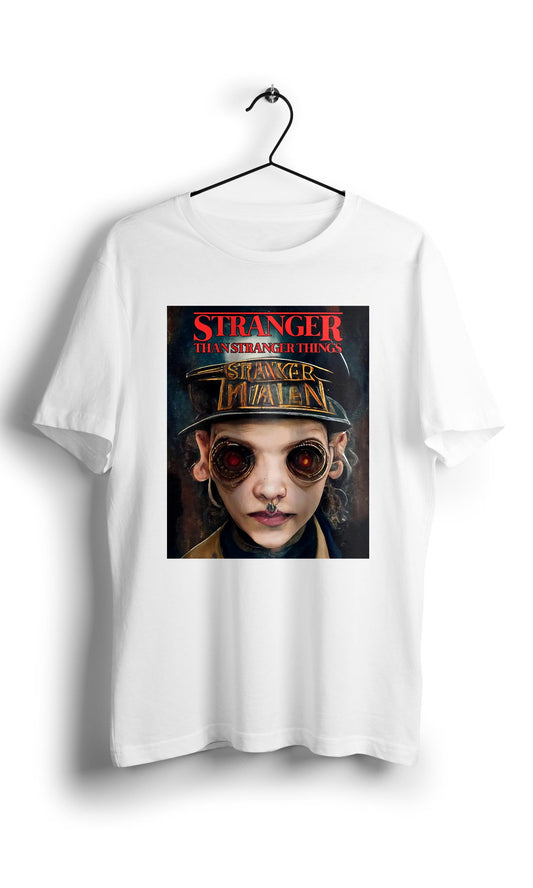 Steampunk Eleven Stranger Than Stranger Things  -Digital Graphics Basic T-shirt White