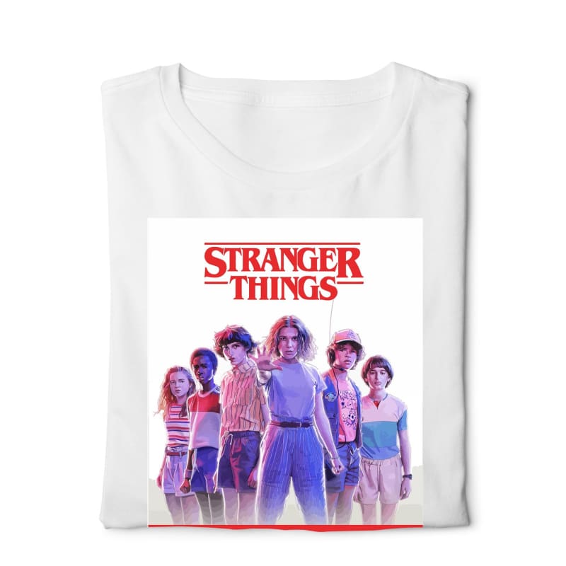 Stranger Things - Digital Graphics Basic T-shirt White - POD