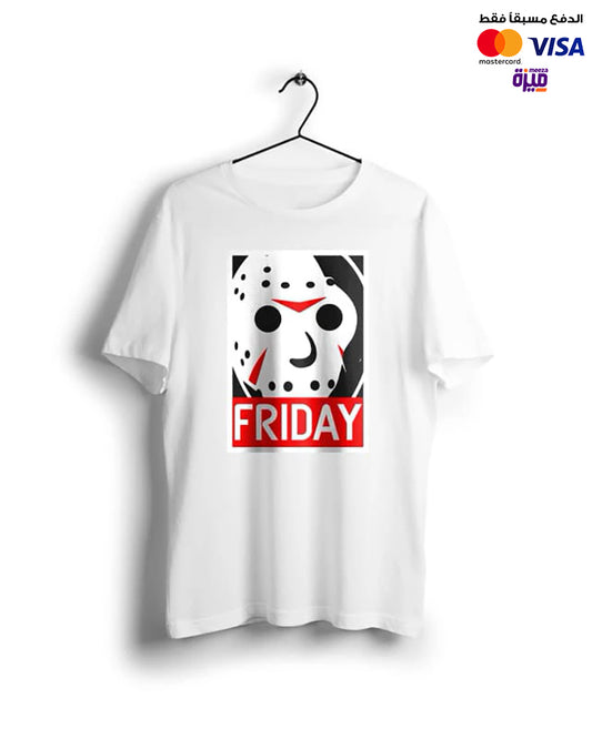 TGI Friday The 13th - Digital Graphics Basic T-shirt White