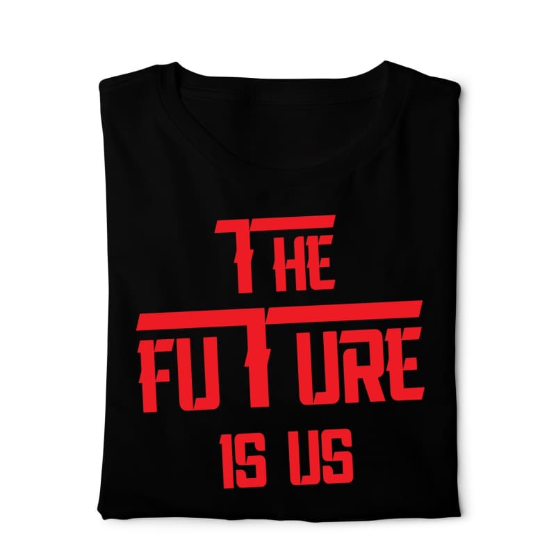 The future is us - Digital Graphics Basic T-shirt Black - POD
