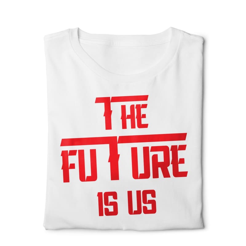 The future is us - Digital Graphics Basic T-shirt White - POD